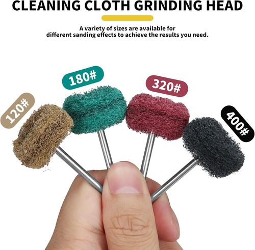 40Pcs Abrasive Wheel Nylon Polishing Brush Scouring Pad for Dremel Rotary Tool - Picture 3 of 7