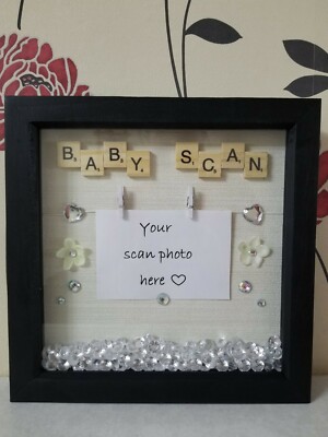Personalised New Baby Scan photo frame Grandparents, Pregnancy