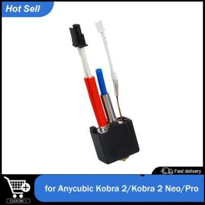 Extruder Hot End Kit Nozzle 24V 60W For Anycubic Kobra 2/Kobra 2 Neo/Pro lot