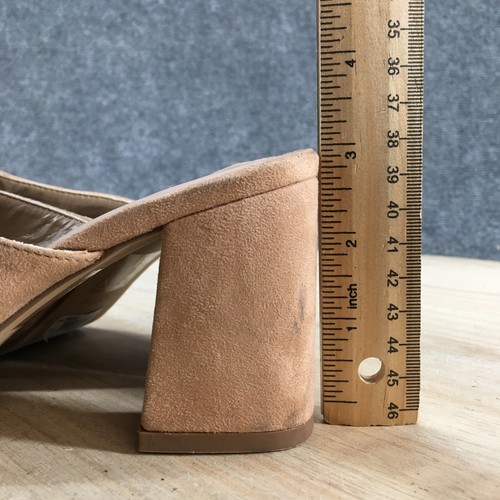 Sandali Aldo donna 7 casual slip on punta aperta mulo tessuto marrone tacchi a blocchi - Foto 12 di 21