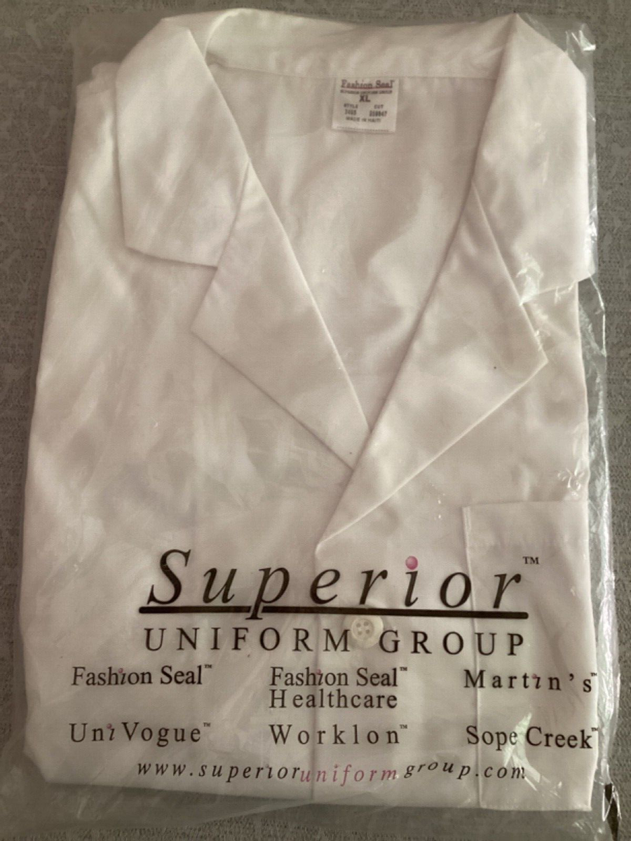 画廊 Fashion Seal XL Lab Coat, Style 3495, Cut 259847, New in Bag | eBay