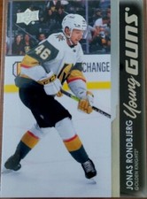 2021-22 Upper Deck Young Guns #460 Jonas Rondbjerg - Vegas Golden Knight