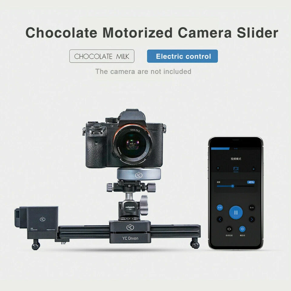 YC Onion Chocolate Camera Slider Motorized APP Control Retractable f DSLR Camera - Image 4 of 4
