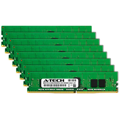 64GB 8x 8GB PC4-2666 RDIMM Supermicro 2029U-TN24R4T 6029U-E1CR25M Memory RAM - Picture 2 of 3