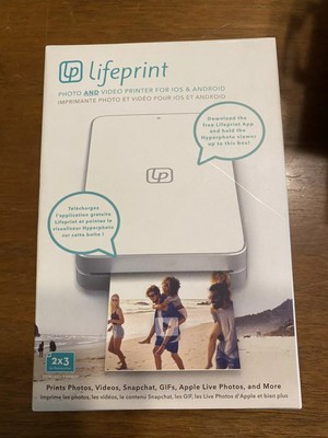 Lifeprint Photo AND Video Printer. Augmented Reality makes your photos come to life. 3x4.5 no