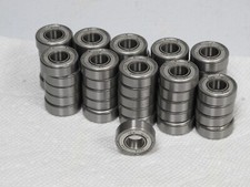 50 NICE BRAND 1604 DS BALL BEARINGS,NEW OLD STOCK,USA,3/8 X 7/8 X 9/32