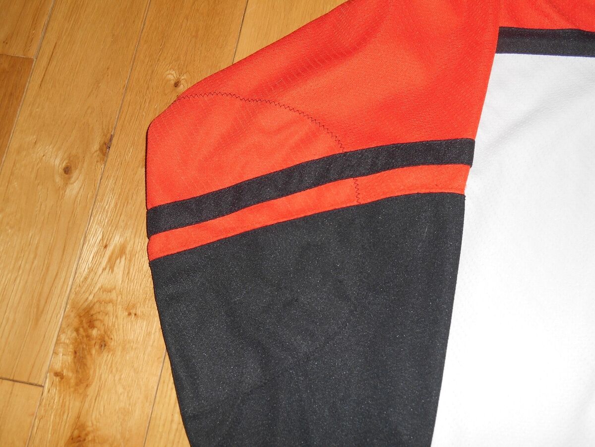 PHILADELPHIA FLYERS VINTAGE 90s NHL HOCKEY SEWN STITCHED JERSEY STARTER MENS M