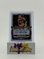 2024-25 Donruss Optic #SS-CED Cedric Ceballos Signature Series Lakers