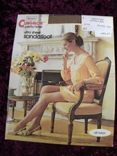 Cling Alon Ultra Sheer Tall / Extra Long Panty Hose Sandstone Sears Vintage NOS