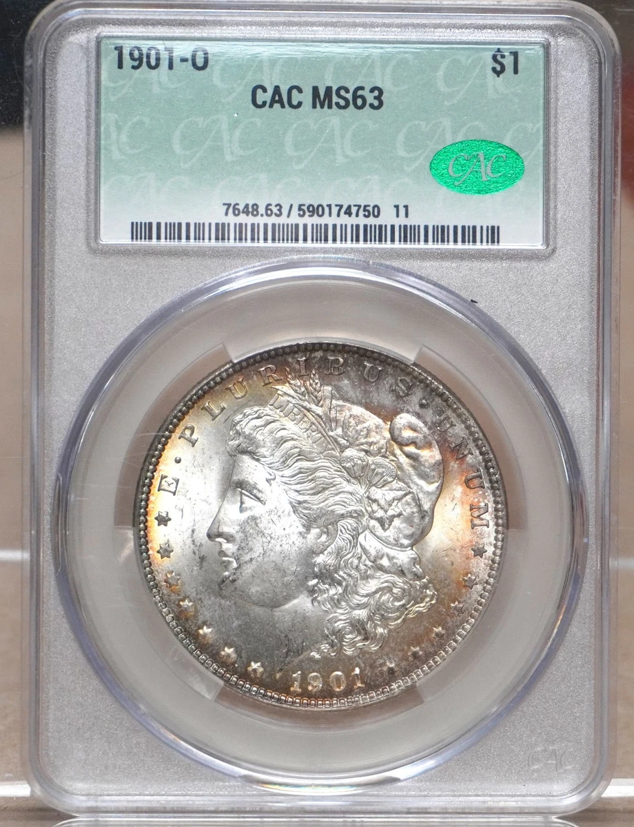 MS 63 Graded 1901 Year Morgan US Dollars (1878-1921) for sale | eBay