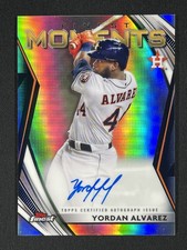 2021 Finest Yordan Alvarez Finest Moments Refractor Auto