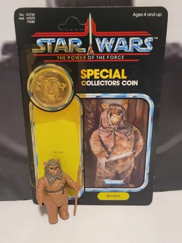 1985 Kenner Star Wars POTF Romba w/ Coin & Spear Complete + Cardback HTF