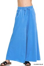 Zenana French Terry Pigment Dye  Enzyme Wash Pants