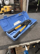 NEW Huskie Tools EP-410 Hydraulic Compression Tool w/ Burndy U25RT Dies