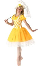 Yellow Rose Of Texas Child X-Small Dance Costume Southern Belle Ballet Dress New