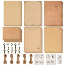60 Pack Vintage Letter Writing Paper and Envelopes Set Vintage Stationary Pap...