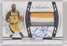2023 Panini Flawless Horizontal 16/25 Lance Stephenson #HPA-LSI Patch Auto 3d3