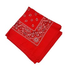Bandanas for Men 100 Cotton Red Paisley Cowboy Head Wrap Handkerchiefs Lot 10