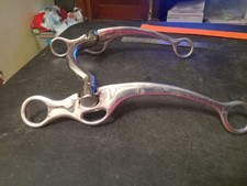 loose cheek Western bit 5 in mouth stainless steel long port