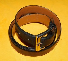MEN'S LAUREN RALPH LAUREN BLACK GENUINE LEATHER BELT SIZE 38/95cm..