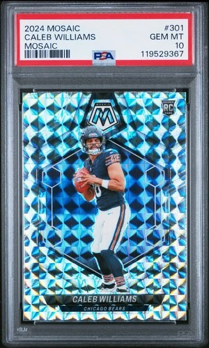 2024 Panini Mosaic #301 Caleb Williams Mosaic PSA 10