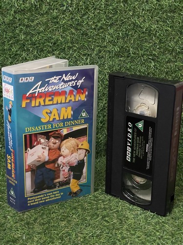 Feuerwehrmann Sam - Die neuen Abenteuer des Feuerwehrmann Sam - Katastrophe zum Abendessen VHS Video