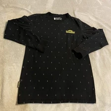 Dutch Bros Coffee Shirt Women Large Black Employee Staff Lightweight Crew Neck