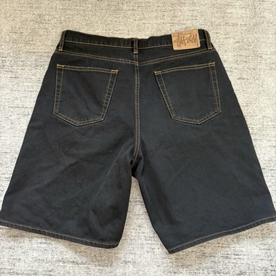 Stussy Big Ol Jeans Shorts Size 32 Black Jorts Denim Shorts | eBay