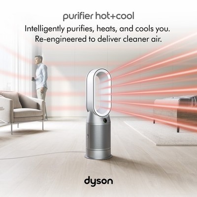 Dyson HP07 Purifier Hot + Cool™ Fan | White/Silver | Refurbished