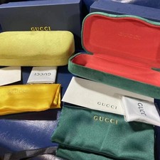 Gucci Velvet Hard Glasses/5 COLOR Sunglasses Case with Dust Bag  Cleaning Cloth
