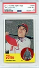 2012 Topps Heritage JOEY VOTTO Chrome 0992/1963 PSA 10 Reds #HP6 *Pop 5