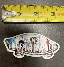 Vans Off The Wall Skateboard Decal Sticker 3 1/4 Brand New