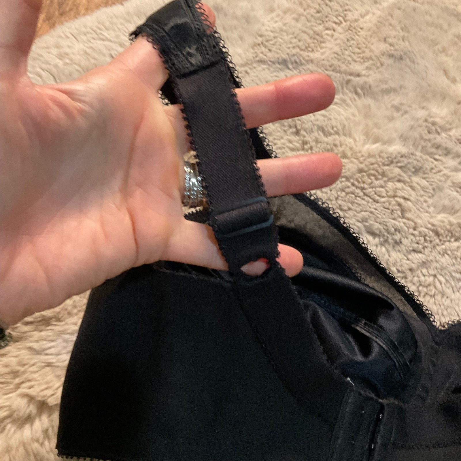 Underscore Bra Size 40C Black Adjustable Strap Co… - image 5