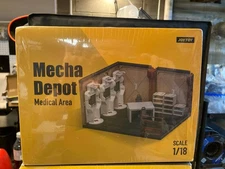 joy toy 1/18 mecha depot Medical Area, Diorama Scene