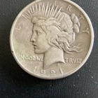 1921 Peace Silver Dollar $1 Silver 0.900 Business Strike Philadelphia KM#150