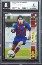 2004-05 PANINI MEGACRACKS LA LIGA LIONEL MESSI ROOKIE RC BGS 8