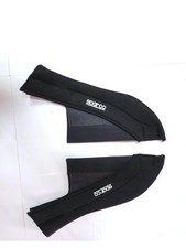 Sparco Full Bucket Seat Side Protector Black Alcantara Fabric Free Stickers Sparco Full Bucket Seat Side Protector Black Alcantara Fabric Free Stickers