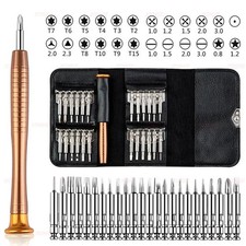 25X Magnetic Screwdriver Repair Tool Set fr Phone Camera Watch PC Laptop Glasses