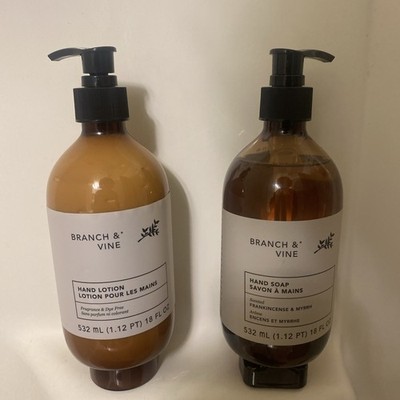 Branch & Vine hand frankincense and my myrrh and lotion ￼