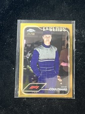 David Coulthard 2024 Topps Chrome Formula 1 F1 Base #191 Gold Refractor /50