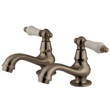 Elements Of Design ES1108PL Double Handle Basin Faucet - Nickel