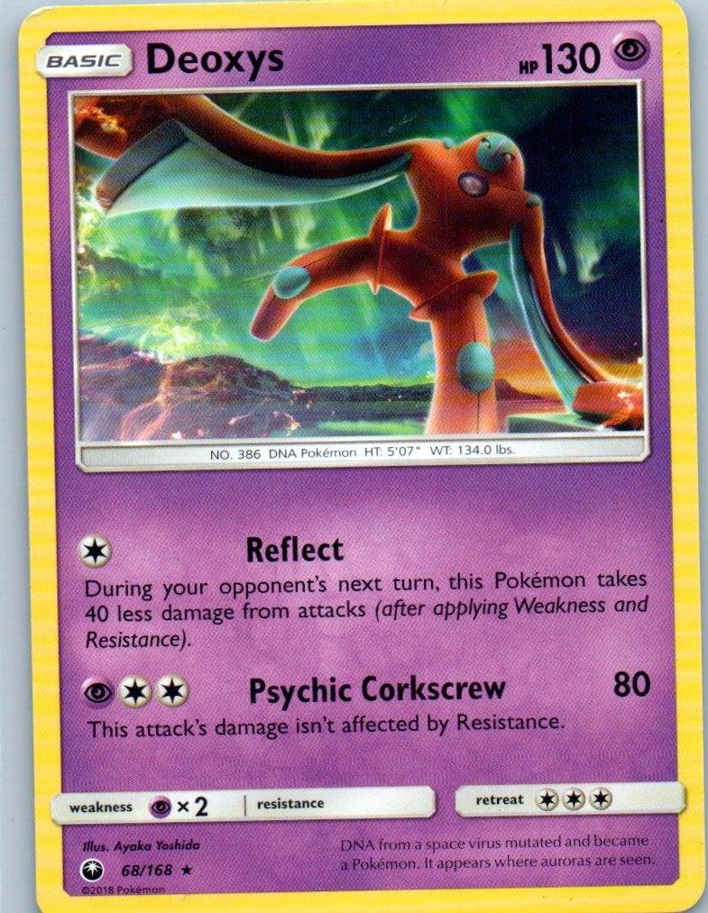 Pokemon tcg SM - Celestial Storm Deoxys (68) Lightly played