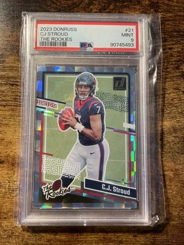 2023 Donruss CJ Stroud #21 The Rookies PSA 9 Houston Texans