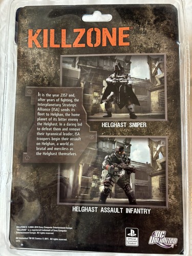 Killzone Helghast Sniper 6” Figure 2011 DC Unlimited Toys PlayStation - Picture 3 of 10