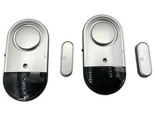 Lot 2x Wireless Magnetic Door Alarm Set Ultra-Thin Design For Home Security