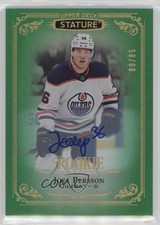 2019-20 Upper Deck Stature Rookies Green 80/85 Joel Persson #152 Auto 1q2