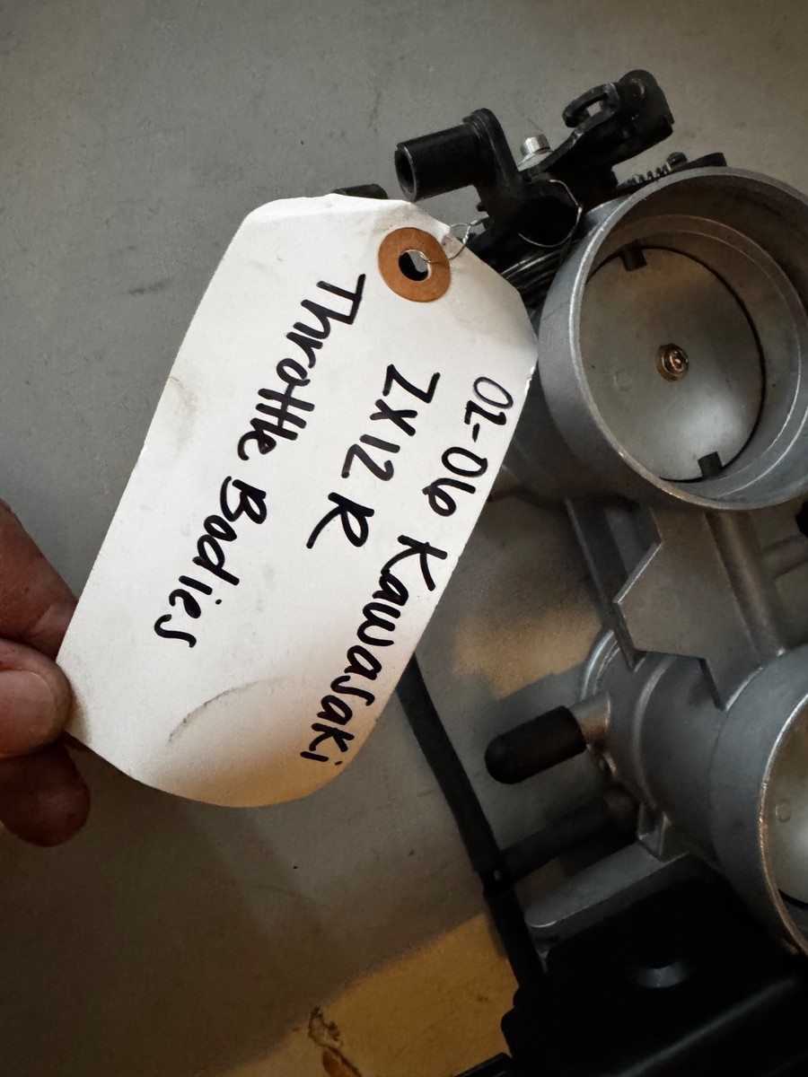 ぶぶ Kawasaki Zx1200 Throttle Body Fuel Injectors Ninja Zx12 ZX 1200 JH
