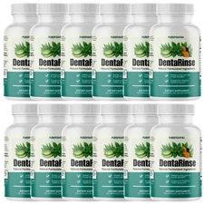 DentaRinse Oral Probiotic, Gum & Teeth Health Supplement – 12 Bottles