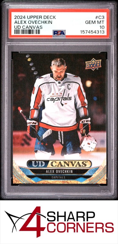 2024 UPPER DECK UD CANVAS #C3 ALEX OVECHKIN PSA 10