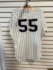 Fritz Peterson 1973 New York Yankees MLB Early Knit Game Worn Jersey Indians — photo 5
